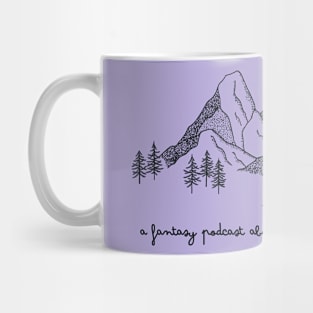 Sidequesting Mountain Art Mug